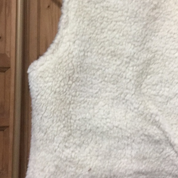 Vintage Sherpa cowboy cowgirl rodeo vest ranch farm horse yellowstone cabin - Picture 13 of 13